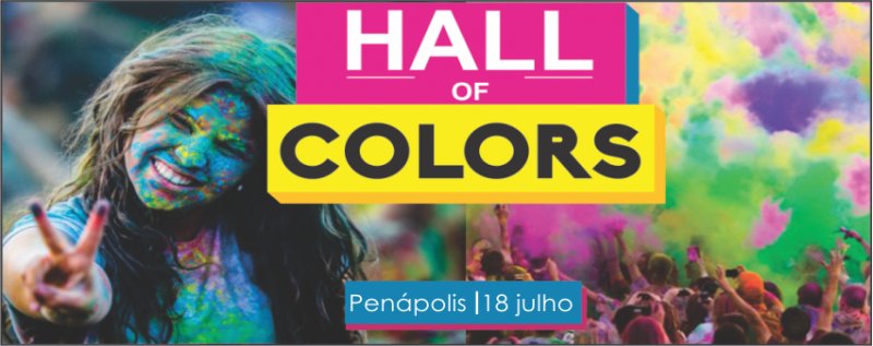 Festa Hall of Colors acontece amanhã com famosas atrações