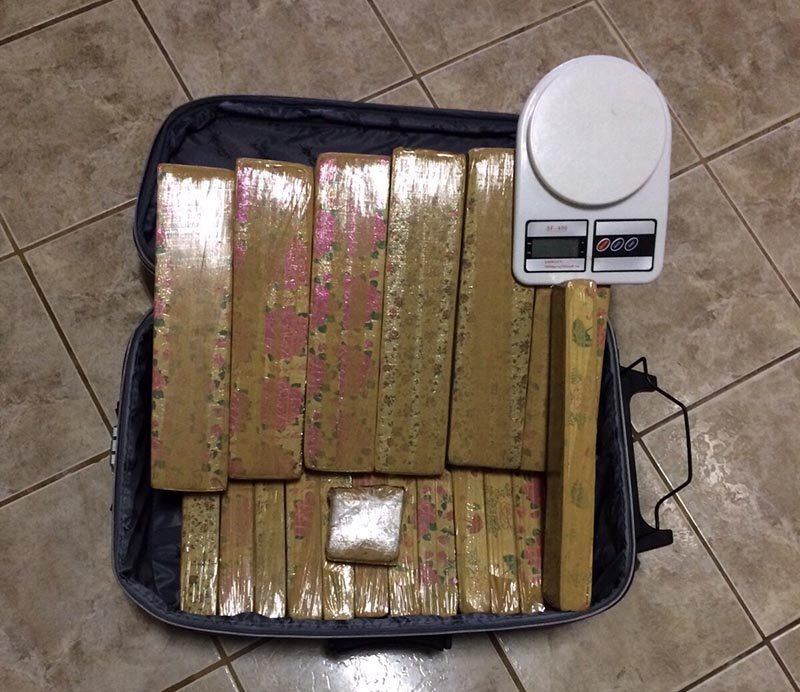 Polícia Civil apreende mais de 20 quilos de maconha