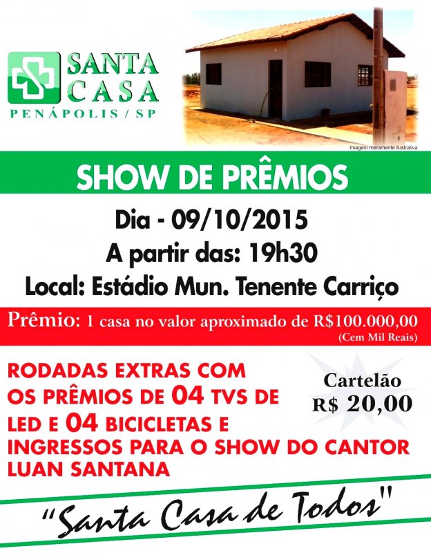 Santa Casa: Cartelas do “Show de Prêmios” estão à venda em vários pontos da cidade
