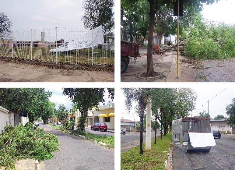 Após temporal, Prefeitura mobiliza equipes para serviços emergenciais