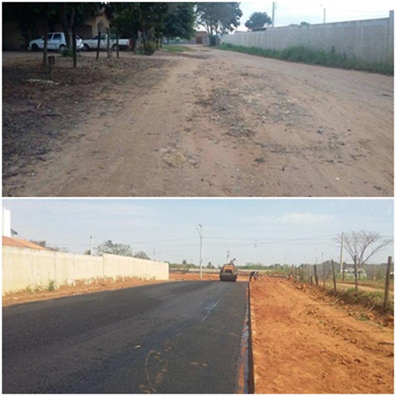 Prefeitura investiu quase R$1 milhão na pavimentação da cidade em 33 meses