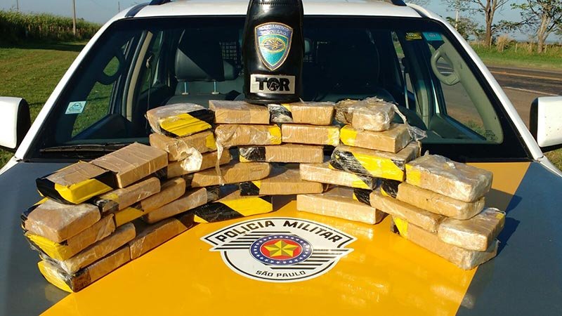 TOR apreende mais de 200 tabletes de maconha em 12h