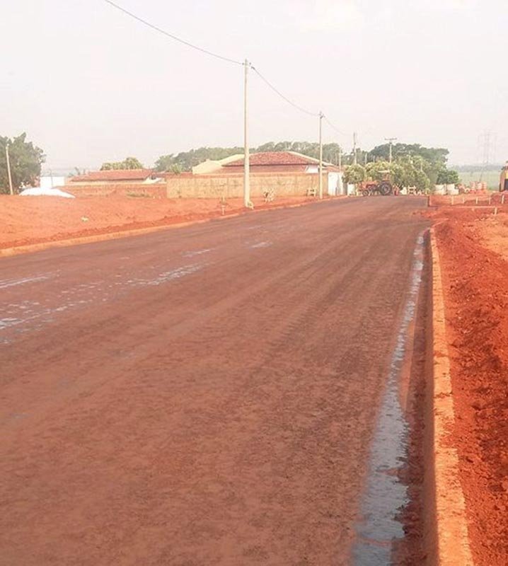 Interligação Florença e Boa Vista ganha iluminação e base de asfalto