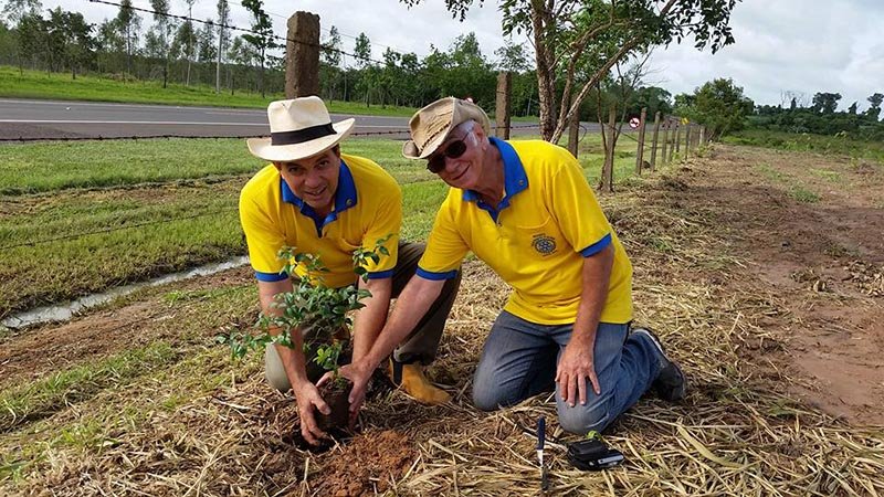 Rotary inicia manutenção de nascente do Ribeirão Lajeado