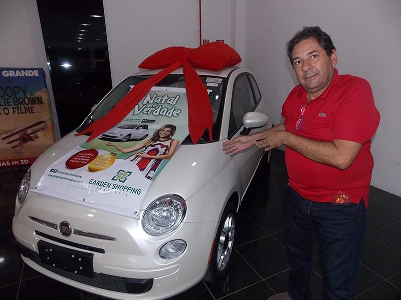 Garden Shopping: Sorteio de Fiat 500 zero será nesta segunda-feira