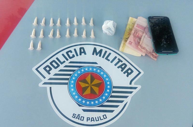 PM prende acusado de tráfico no recinto de exposições