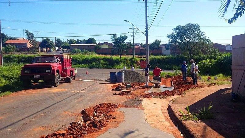 Prefeitura executa bacias coletoras no Jardim do Lago e Florença