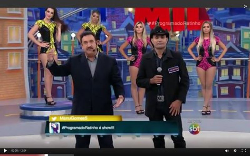 Cantor Lino Batista no Programa do Ratinho