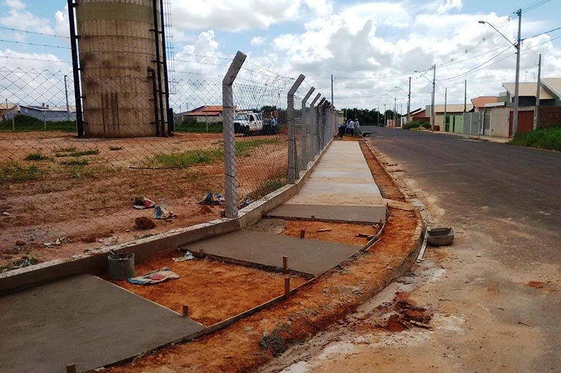 Finalizada construção do reservatório de água do bairro Jardim do Lago V