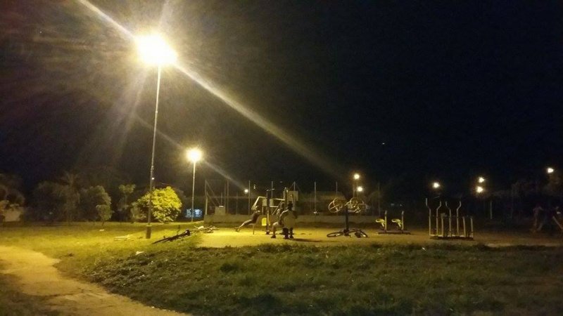 Prefeitura instala iluminação na Praça do Jardim Pevi