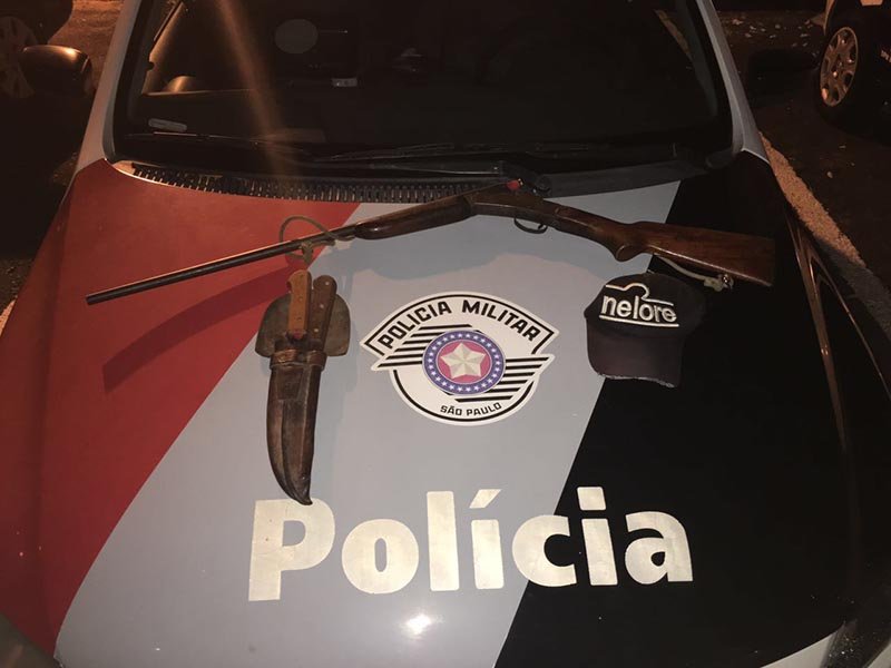 Polícia flagra dupla após abater e furtar bovino de fazenda
