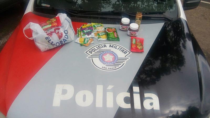Polícia prende casal acusado de furtar supermercado
