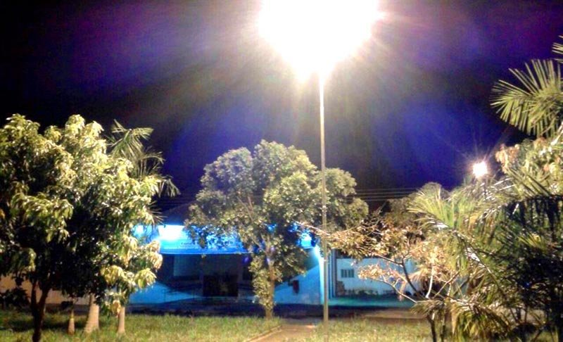 Praça Luz para Nações recebe iluminação