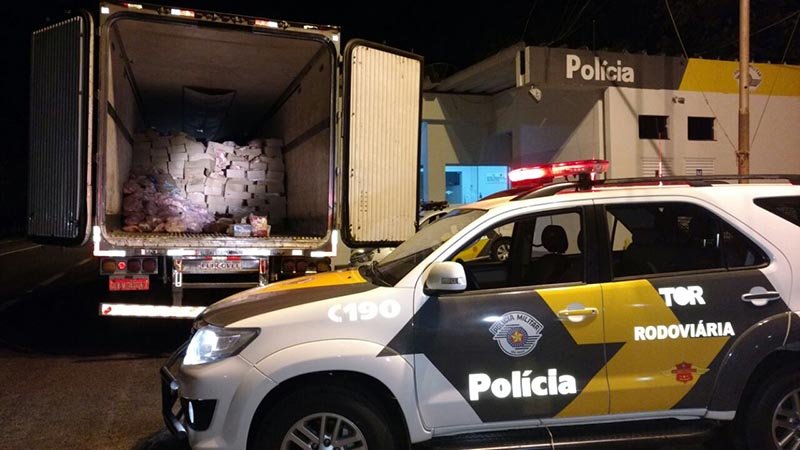 TOR recupera carga de frango roubada no Paraná