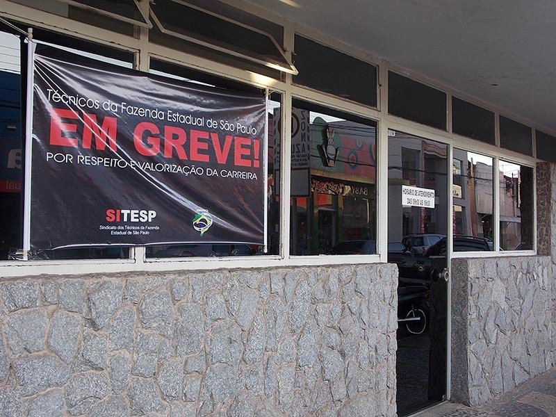 Reivindicações: Greve na Fazenda é aderida em posto de Penápolis