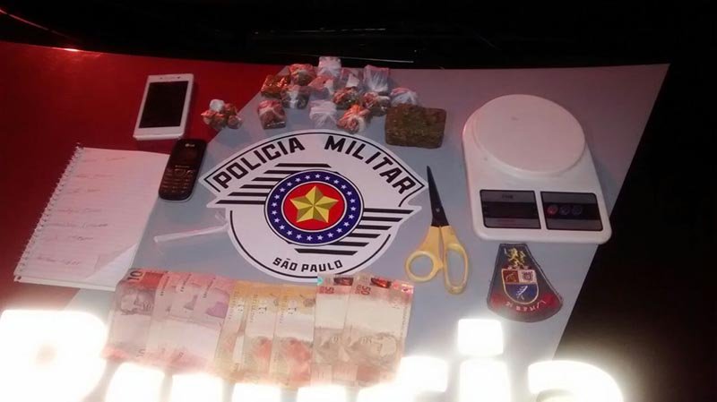 Diversas porções de maconha são apreendidas em Braúna