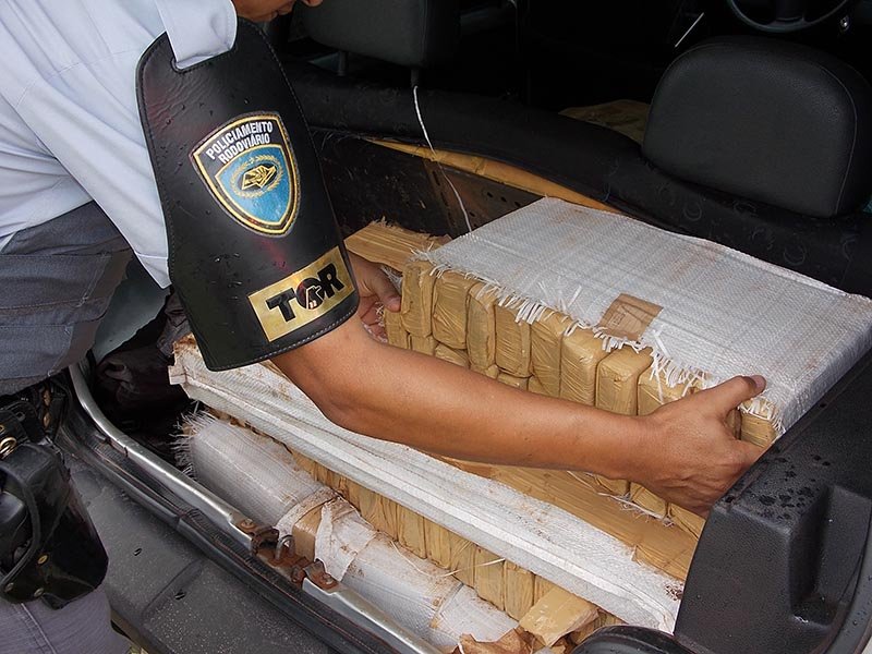 Carro transportando maconha é interceptado pelo TOR em rodovia