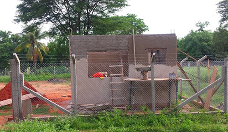 Novo Ecoponto está em construção no bairro Santa Terezinha