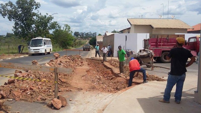 Bacias coletoras são implantadas no bairro residencial Santa Leonor