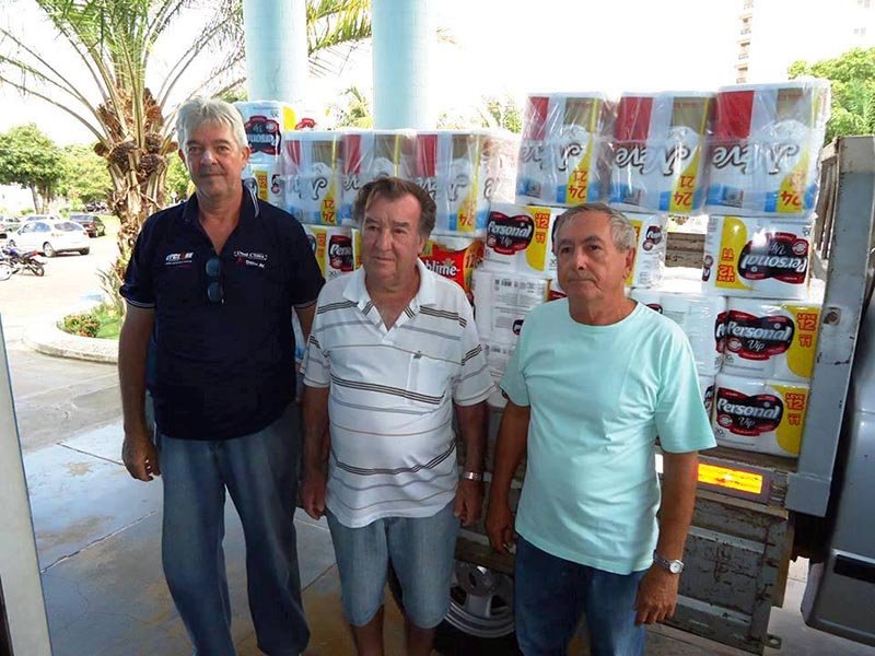 Santa Casa recebe doação de papel higiênico