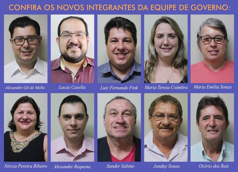 Prefeito interino reúne nova equipe de governo