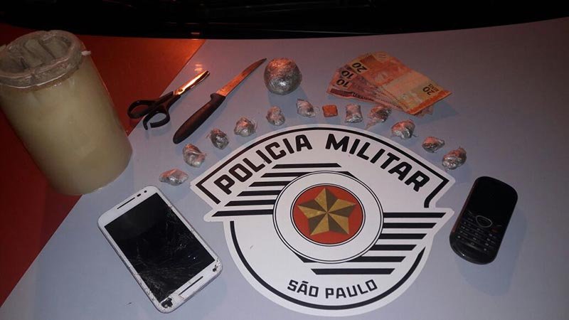 Ajudante geral é preso por tráfico
