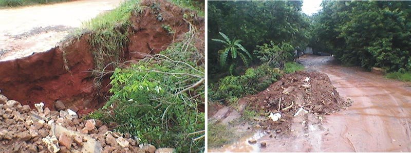 Prefeitura corrige problemas em estradas rurais
