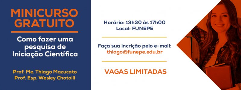Funepe promove curso gratuito