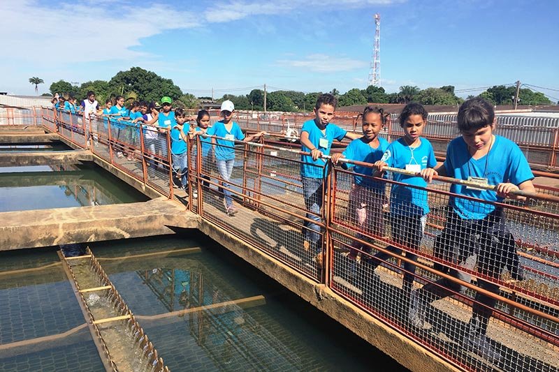 Alunos de Avanhandava visitam Daep através de projeto da Usina Diana