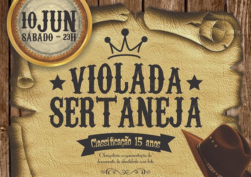 Amanhã tem Violada Sertaneja no Lago Azul
