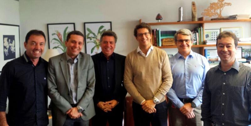 Secretaria do Meio Ambiente também esteve na agenda de Célio na capital
