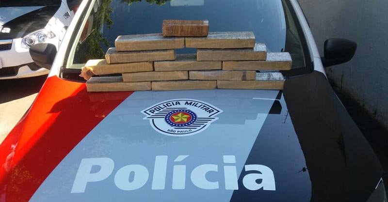 PM apreende quase 10 quilos de maconha no bairro Silvia Covas