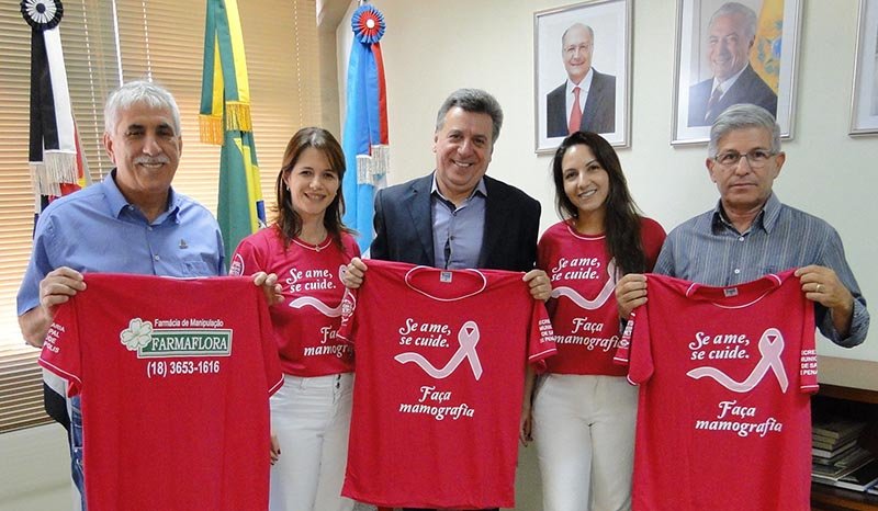 Célio de Oliveira agradece apoio para a campanha contra o câncer de mama