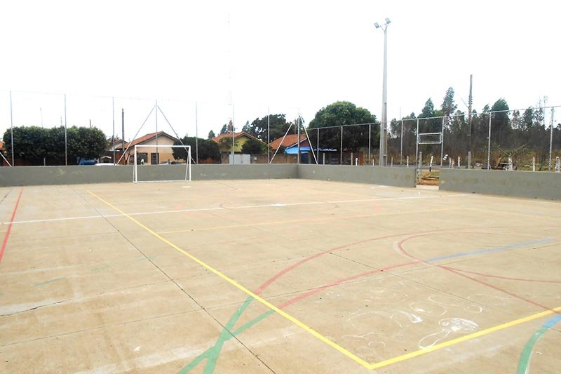 Comunidade do Sílvia Covas recebe quadra poliesportiva amanhã