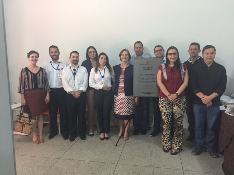 Detran.SP inaugura seção de trânsito de Luiziânia