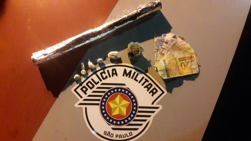 Rocam prende desempregado por tráfico no Jardim Tóquio