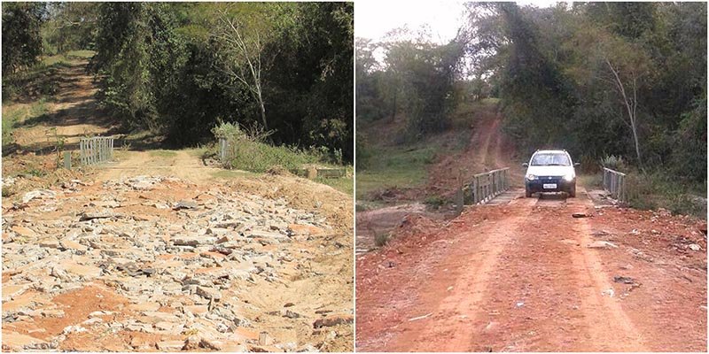 Obras conclui reparos na Ponte do Gumercindo