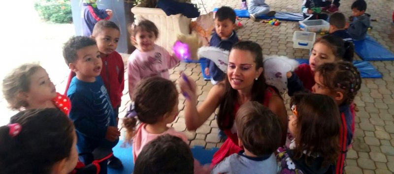Mais um dia de atividades diversificadas na Semana do Bebê