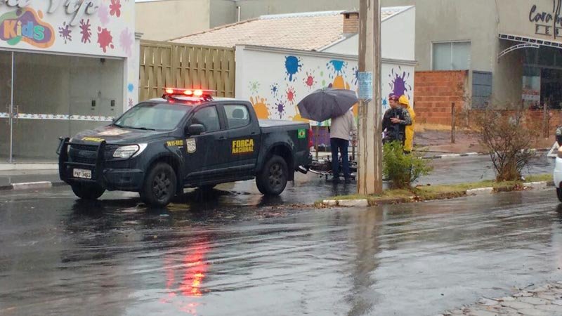 Força Nacional chama atenção após acidente com veículo