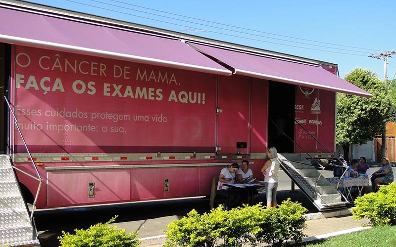 Carreta de Mamografia chega amanhã em Penápolis