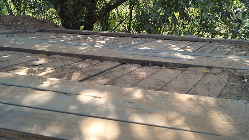 Obras executa reparos nas pontes do bairro Araponga