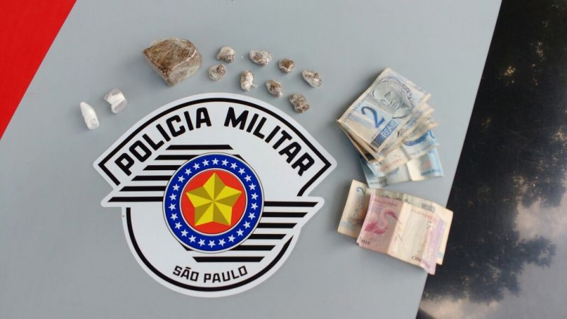 Dupla é flagrada e presa por tráfico no Jardim Tóquio