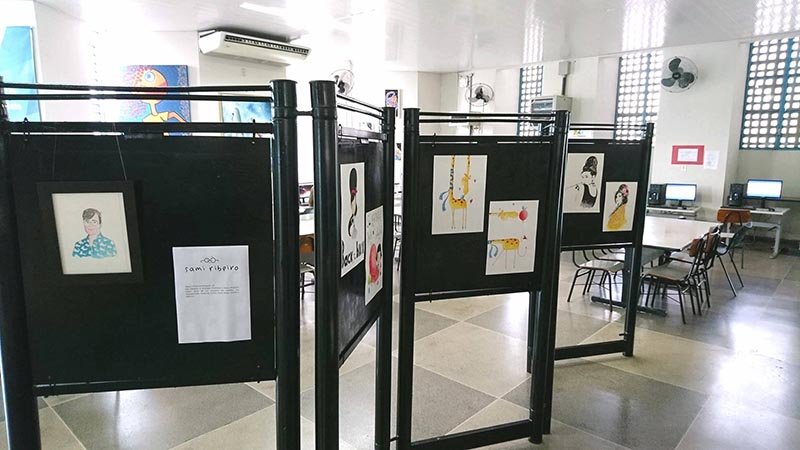 Bibliotecas recebem exposições de fotografias e ilustrações