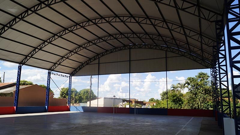 Quadra do bairro Santa Terezinha será entregue hoje