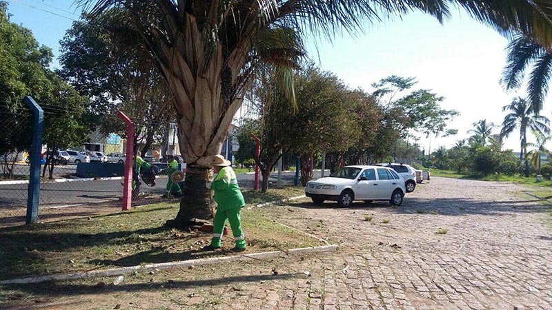 Consórcio Ribeirão Lajeado realiza limpeza no Parque Maria Chica