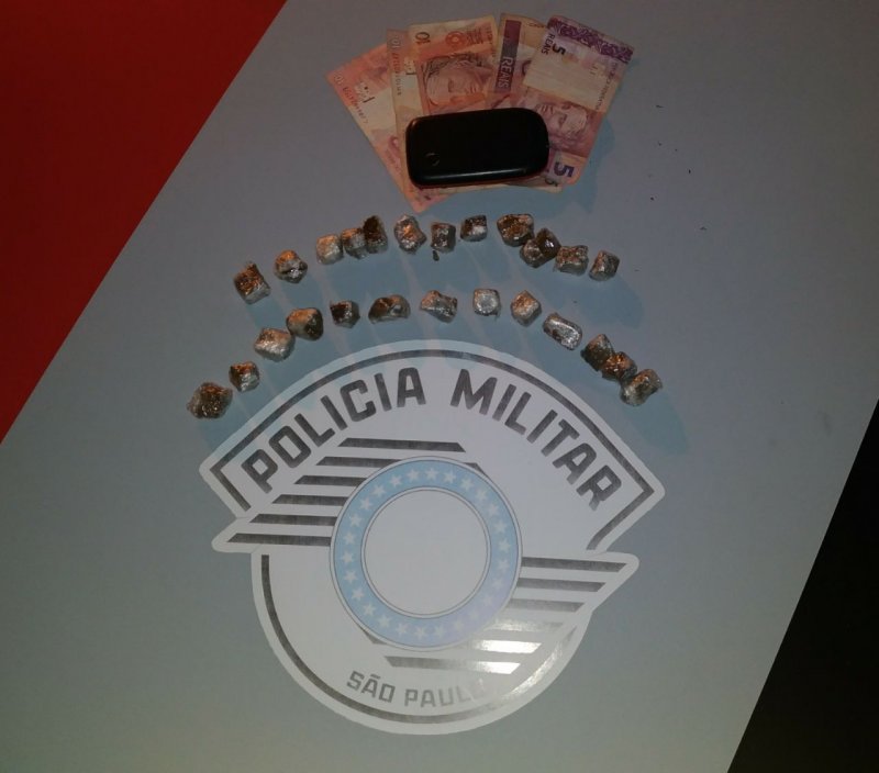 PM prende acusado de tráfico em Avanhandava