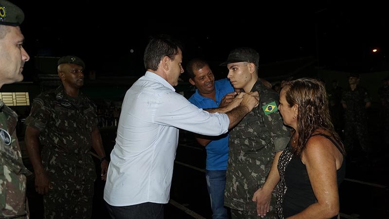 TG: Vice-prefeito Feltrin participa da recepção dos atiradores