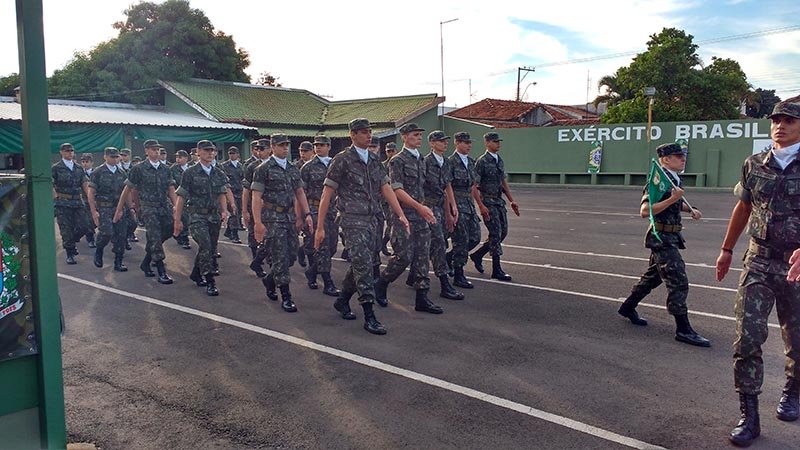 Ação cívica: Dia do Exército é lembrado em formatura no Tiro de Guerra