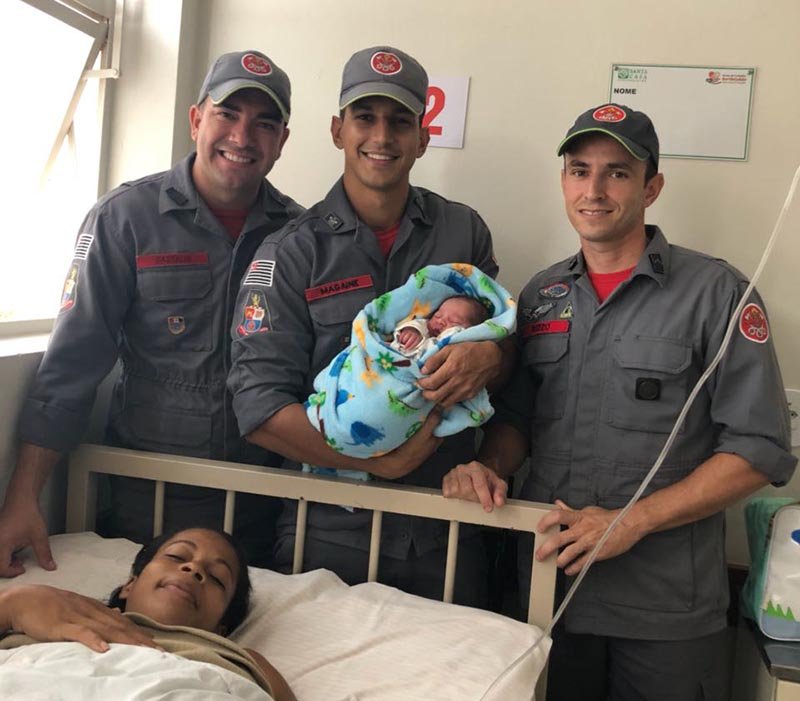 Bombeiros auxiliam trabalho de parto em Penápolis