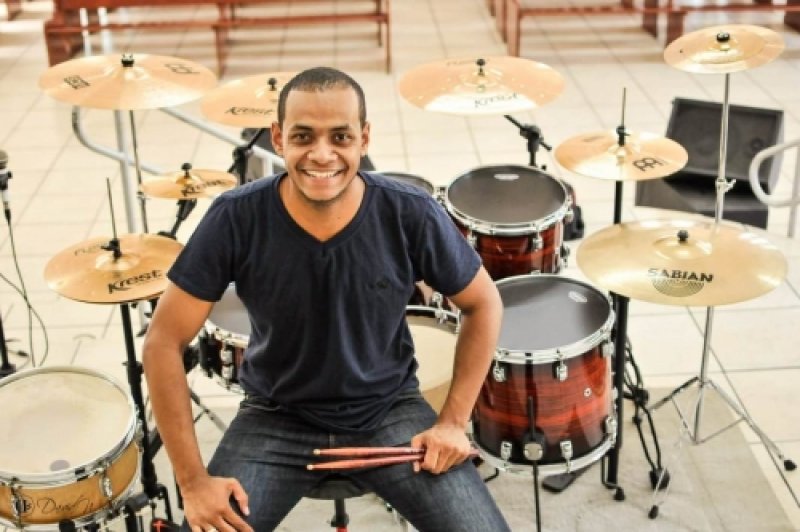 Hoje tem workshop de bateria no Ceu das Artes